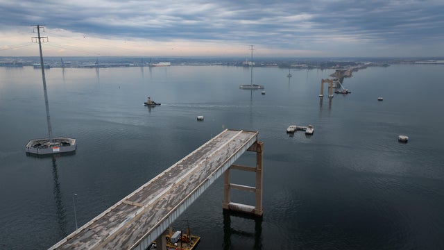 Francis Scott Key Bridge in Baltimore, Maryland 