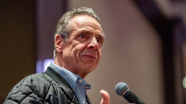 Candidate For NYC Mayor Andrew Cuomo Makes Campaign Announcement 
