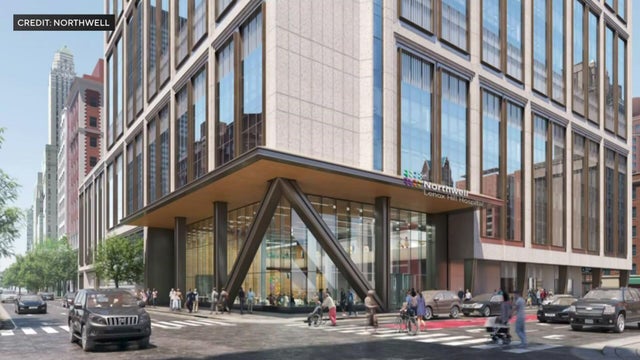 An artist's rendering of Lenox Hill Hospital redesigns 