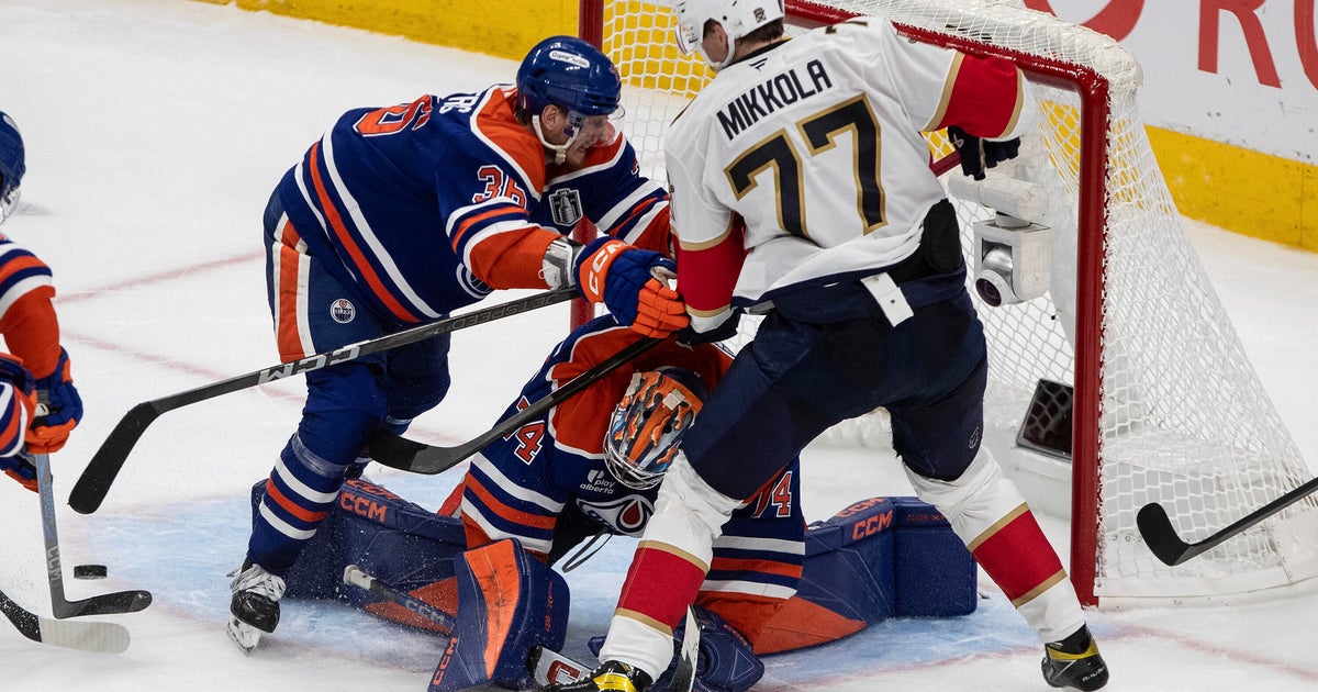 Panthers beat Oilers 5-4 in 2nd OT in Game 2 to tie the Stanley Cup Final 